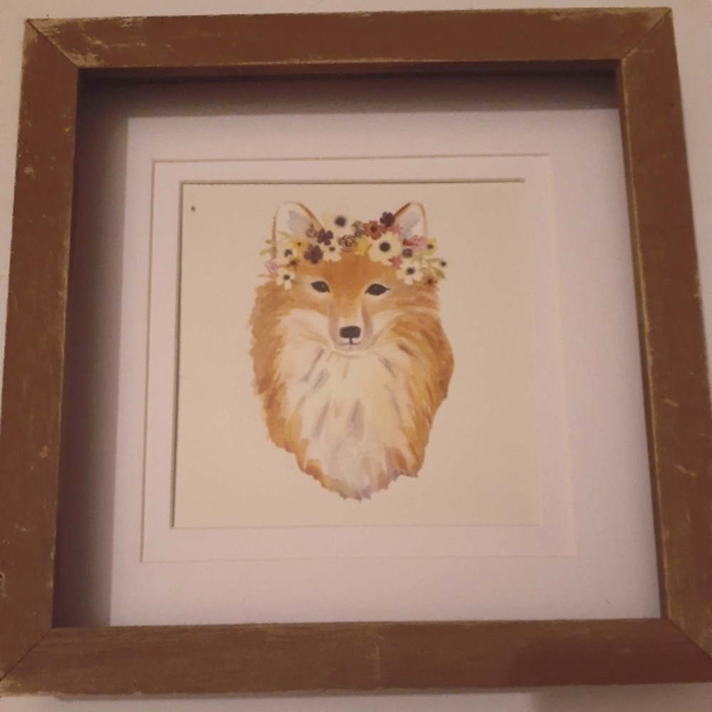 Fox Painting (Framed)